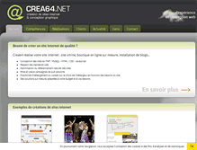Tablet Screenshot of crea64.net